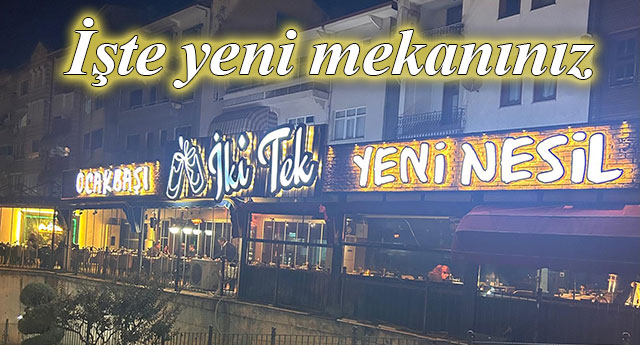 TE YEN MEKANINIZ; K TEK!